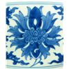 Image 3 : 19th C CHINESE BLUE & WHITE PORCELAIN FLORAL BOWL