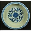 Image 4 : 19th C CHINESE BLUE & WHITE PORCELAIN FLORAL BOWL