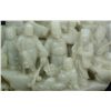 Image 2 : A CHINESE CARVED WHITE JADE BOULDER IMMORTAL GROUP