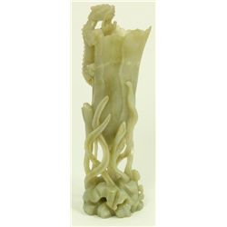 18th/19th C WHITE CELADON JADE LIBATION CUP