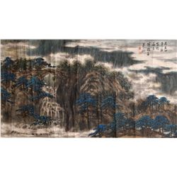 IMPORTANT CHINESE SCROLL PAINTING BY FU BAO SHI