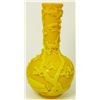Image 4 : 19th C PEKING GLASS IMPERIAL YELLOW BOTTLE VASE