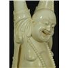 Image 2 : CHINESE HAND CARVED IVORY HAPPY BUDDHA FIGURE