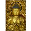 Image 2 : PAIR OF CHINESE GILTWOOD FIGURES OF BUDDHA