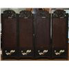 Image 8 : A CHINESE 4 PANEL HAND PAINTED SCREEN