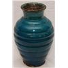Image 1 : 16th C CHINESE GLAZED BLUE POTTERY VASE