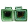 Image 8 : PAIR CHINESE GREEN GLAZED POTTERY VASES