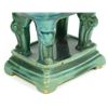 Image 7 : A CHINESE GREEN GLAZED FOOTED POTTERY URN