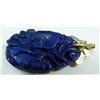 Image 5 : GOLD MOUNTED LAPIS LAZULI AND DIAMOND PENDANT
