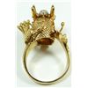Image 5 : FINE CHINESE 18K YG FIGURAL DRAGON RING