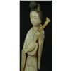 Image 2 : CHINESE CARVED IVORY MAIDEN WITH MANDOLIN