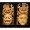 Image 1 : FINE CHINESE IVORY EMPEROR & EMPRESS BUST PLAQUES