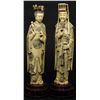 Image 1 : Pr CHINESE IVORY EMPEROR & EMPRESS FIGURES