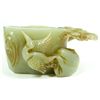 Image 2 : CHINESE CARVED JADE SCHOLAR'S WATER COUPE