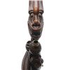 Image 3 : CHINESE FIGURAL CARVED WOODEN PIPE CANE