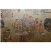 Image 4 : A CHINESE OIL PAINTING ON SILK SCROLL