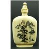 Image 3 : A CHINESE MING STYLE HIGH RELIEF SNUFF BOTTLE