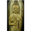 Image 2 : A CHINESE CARVED IVORY QUAN YIN STANDING FIGURE