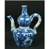 Image 1 : A CHINESE KANGXI PORCELAIN MINIATURE HULU PITCHER