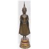 Image 1 : 16th CENTURY THAI BRONZE STANDING BUDDHA FIGURE