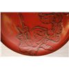Image 3 : CHINESE RED LACQUERED LOTUS BLOSSOM BOWL