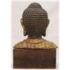 Image 3 : MING DYNASTY GILT BRONZE BUDDHA HEAD SCULPURTURE