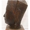 Image 5 : A CHINESE BRONZE BUDDHA HEAD SCULPTURE