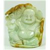 Image 1 : A CHINESE JADEITE HO TAI LAUGHING BUDDHA