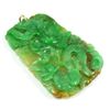 Image 4 : CHINESE JADEITE DRAGON AND PHEONIX PENDANT