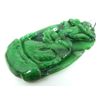 Image 3 : CHINESE CHLOROMELANITE JADEITE DRAGON PENDANT