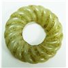 Image 3 : A CHINESE NEPHRITE CIRCULAR ROPE PENDANT