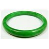 Image 1 : APPLE GREEN JADEITE CHILD'S BANGLE BRACELET