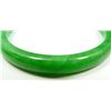 Image 2 : APPLE GREEN JADEITE CHILD'S BANGLE BRACELET