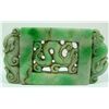 Image 3 : A JADE RETICULATED JADEITE PLAQUE PENDANT