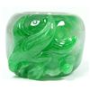 Image 2 : CHINESE JADEITE CARVED EAGLE ARCHER'S RING