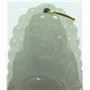 Image 3 : A CHINESE ICY WHITE JADE BUDDHA PENDANT