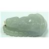 Image 4 : A CHINESE ICY WHITE JADE BUDDHA PENDANT
