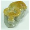 Image 3 : CHINESE JADEITE SEATED OX ON COINS PENDANT