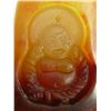 Image 2 : A CHINESE RUSSET JADE LAUGHING BUDDHA PENDANT