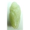 Image 1 : A CHINESE WHITE JADE CARVED PENDANT OF BOY