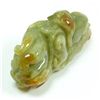 Image 2 : A CHINESE DOUBLE GOURD JADE PENDANT