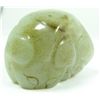 Image 3 : WHITE NEPHRITE JADE RECUMBENT FOO DOG PENDANT