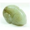 Image 4 : WHITE NEPHRITE JADE RECUMBENT FOO DOG PENDANT