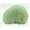 Image 5 : WHITE NEPHRITE JADE RECUMBENT FOO DOG PENDANT
