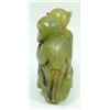 Image 4 : CHINESE NEPHRITE JADE DOUBLE MONKEY PENDANT