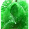 Image 3 : CHINESE EMERALD GREEN JADEITE BIRD PENDANT