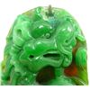 Image 3 : CHINESE HIGH RELIEF JADEITE DRAGON PENDANT