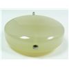 Image 3 : A CHINESE WHITE JADE NEPHRITE ROUND PENDANT