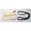 Image 1 : 19th C TIBETAN ZI AND IVORY SKULL BEAD NECKLACES