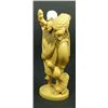 Image 3 : A JAPANESE CARVED IVORY FIGURE OF WISEMAN w FROGS